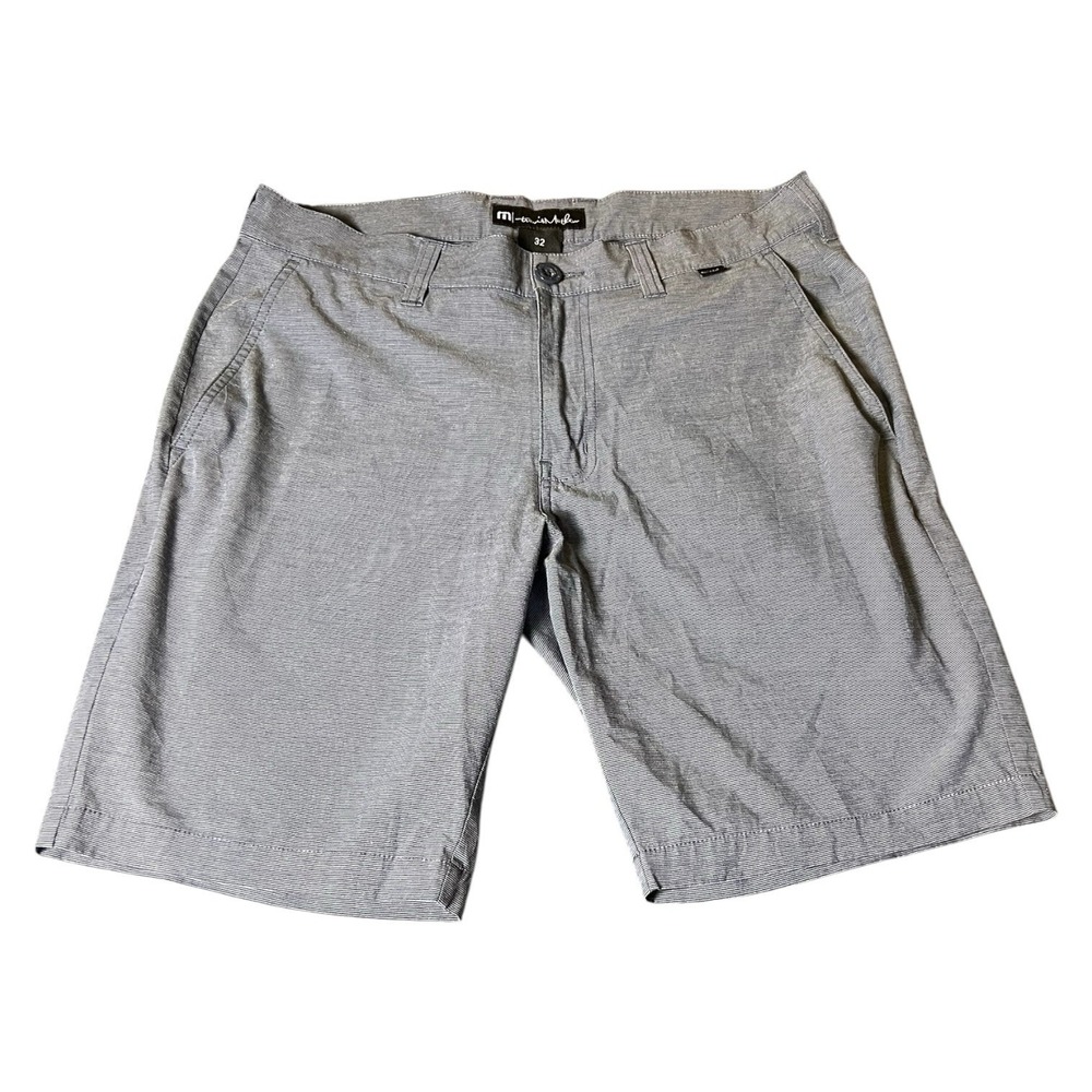 Travis Mathew El Dorado Shorts Mens 32 Regular Fit Golf Performance Stretch Blue